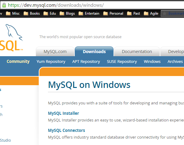 mysql 5.7 download for windows 7